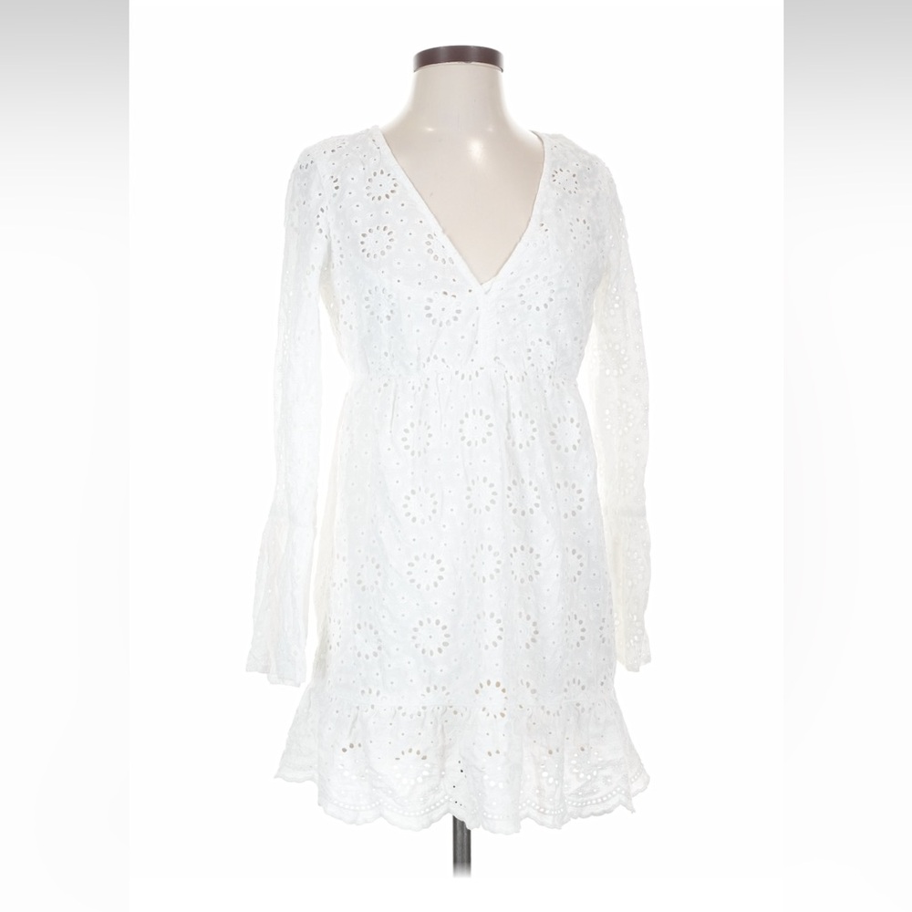 Beach Riot Delaney White Eyelet Dress Small